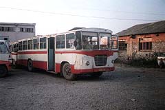 "luxusní" albánský autobus "luxusní" albánský autobus